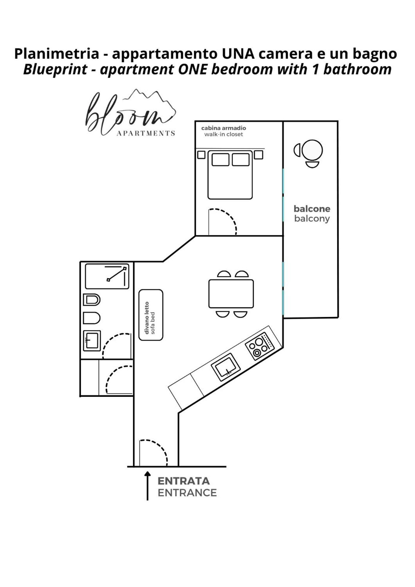 Bloom Apartments เตรนโต ภายนอก รูปภาพ